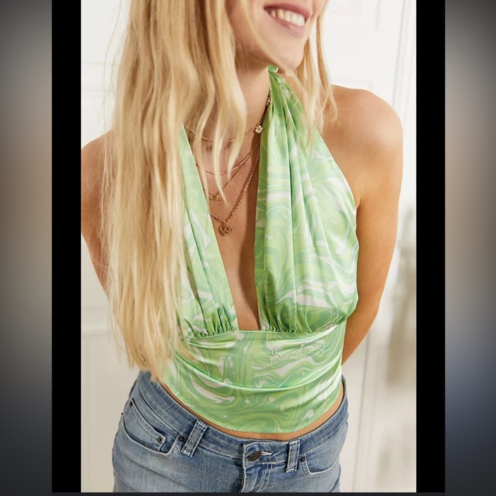 House of Sunny Paradise Party Halter Top